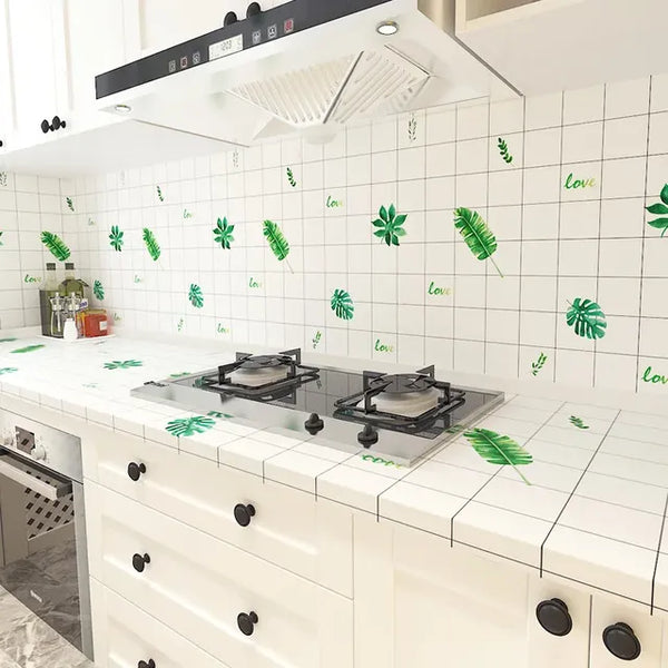 Waterproof Kitchen Wallpaper and Oil-proof Stickers