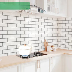 Waterproof Kitchen Wallpaper and Oil-proof Stickers