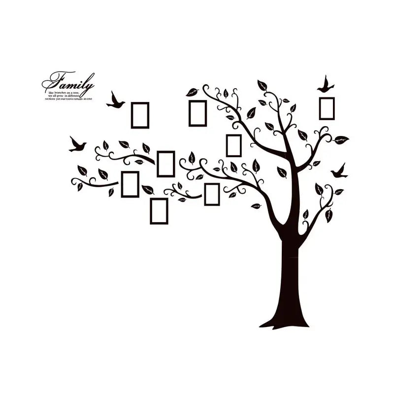 Black Wallpaper Removable Memory Tree Photo Wallpaper