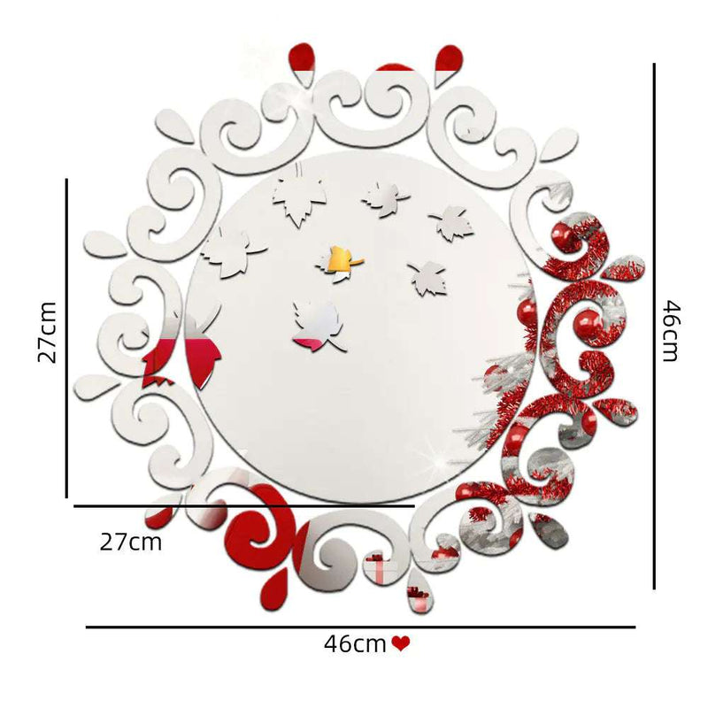 3D Mirror Wall Stickers for Bathroom and Decor