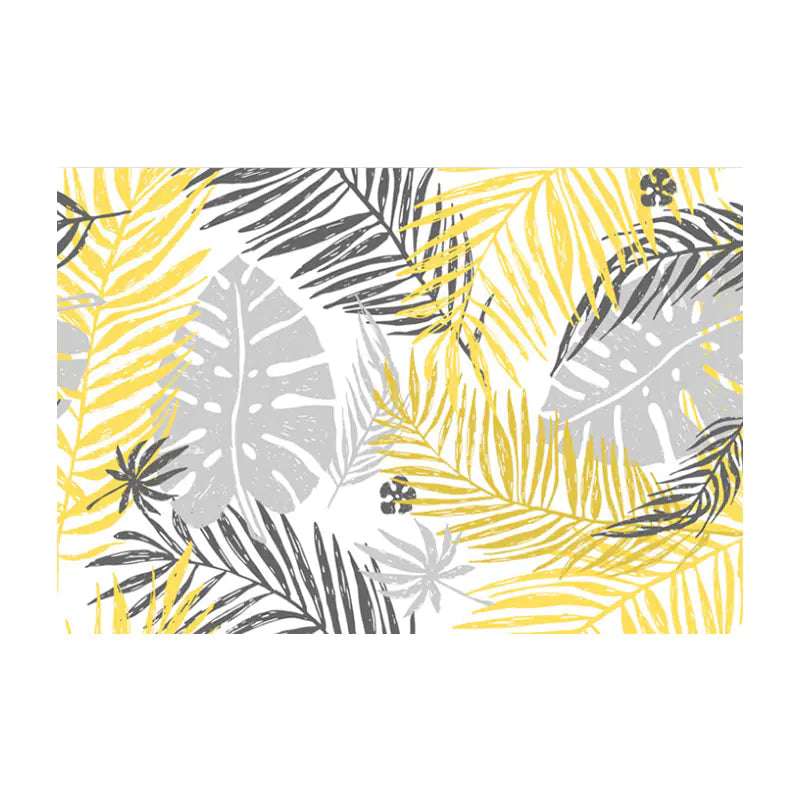 Nordic Wallpaper with Modern Banana Leaf Decor