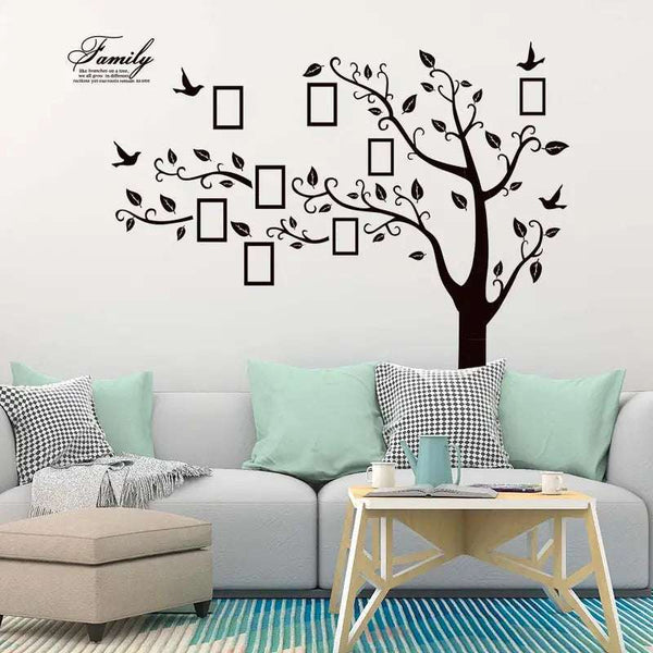 Black Removable Memory Tree Photo Wallpaper