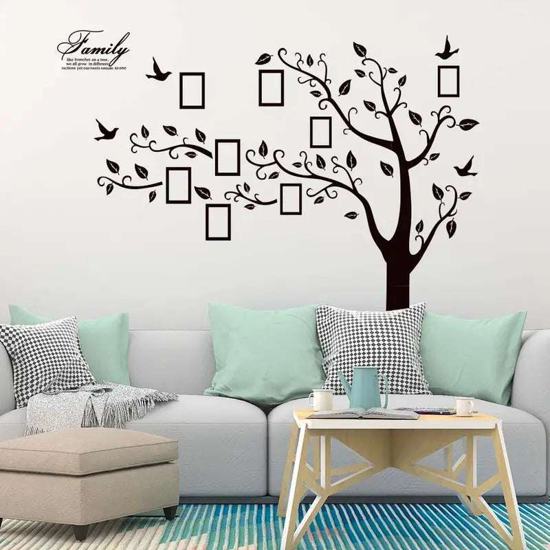 Black Removable Memory Tree Photo Wallpaper